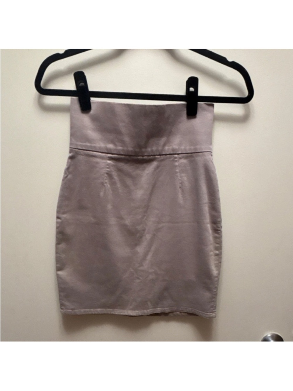 D&G Taupe High-Waist Pencil Skirt